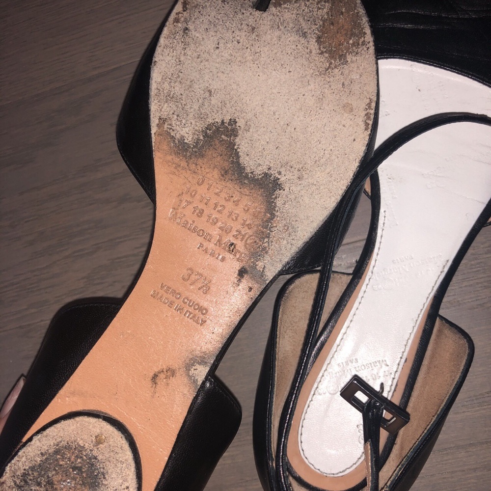 maison margiela ankle strap ballerina tabi - Picture 2 of 3